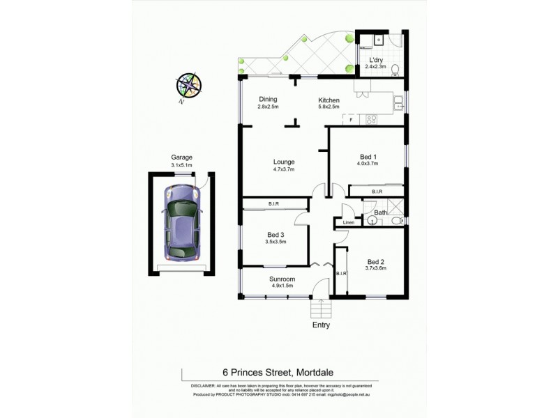 6 Princes Street, Mortdale NSW 2223 Floorplan