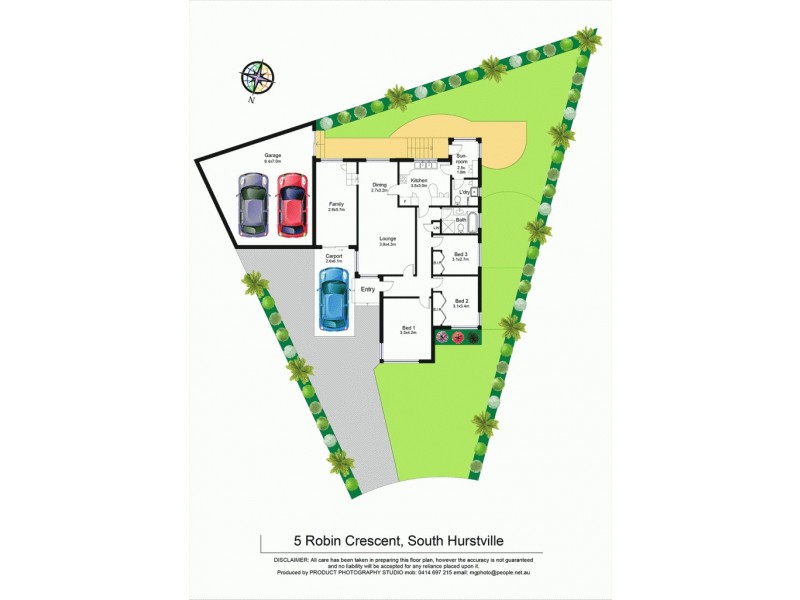 5 Robin Crescent, South Hurstville NSW 2221 Floorplan