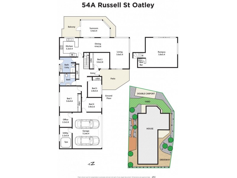 54a Russell Street, Oatley NSW 2223 Floorplan
