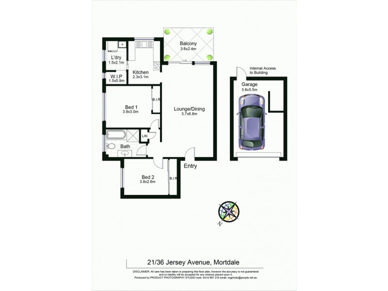 21/36 Jersey Avenue, Mortdale NSW 2223 Floorplan