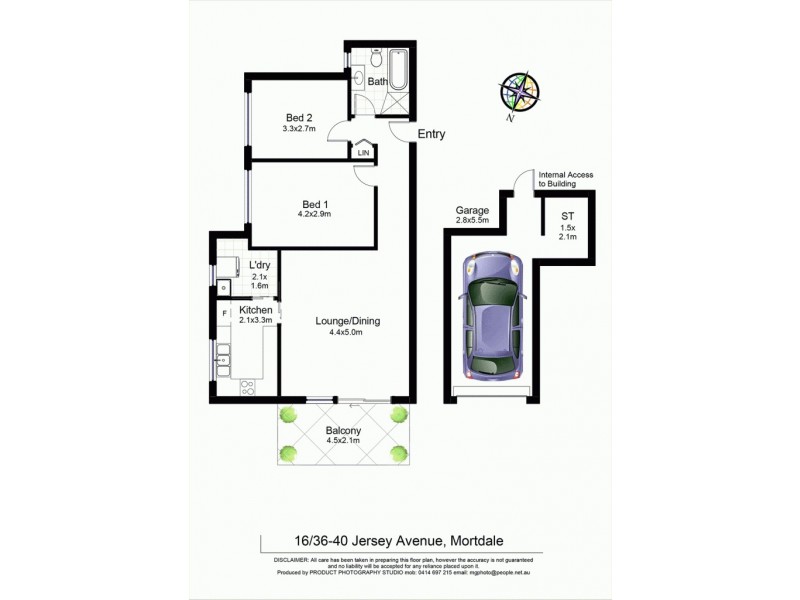 16/36-40 Jersey Avenue, Mortdale NSW 2223 Floorplan