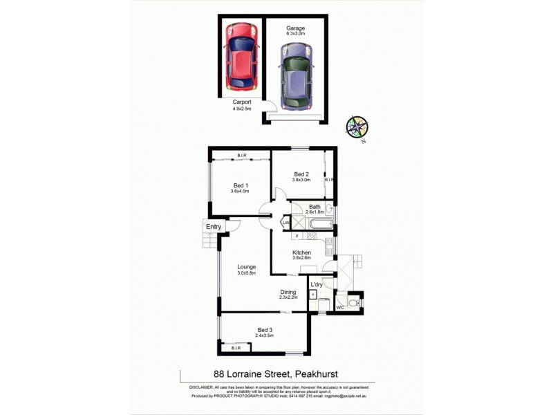 88 Lorraine Street, Peakhurst Heights NSW 2210 Floorplan