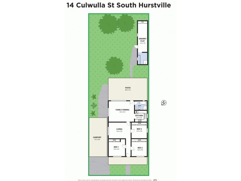 14 Culwulla Street, South Hurstville NSW 2221 Floorplan