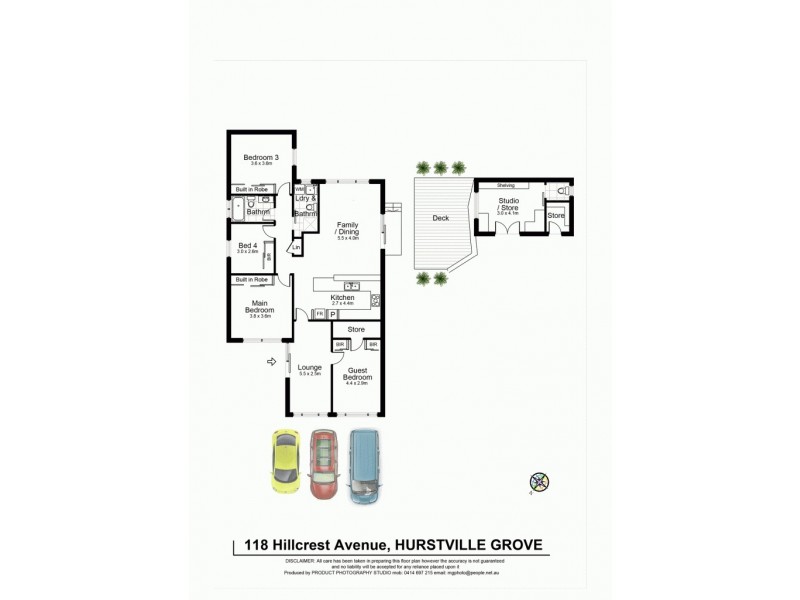 118 Hillcrest Avenue, Hurstville Grove NSW 2220 Floorplan