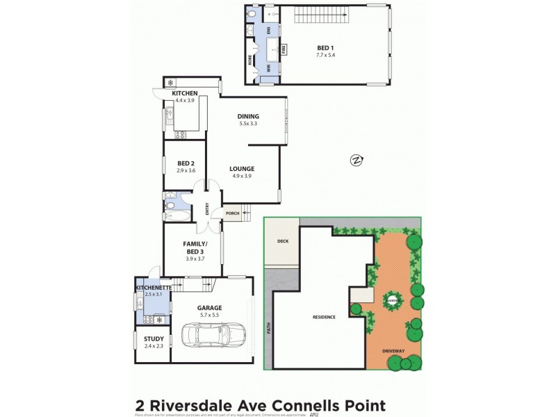 2 Riversdale Avenue, Connells Point NSW 2221 Floorplan