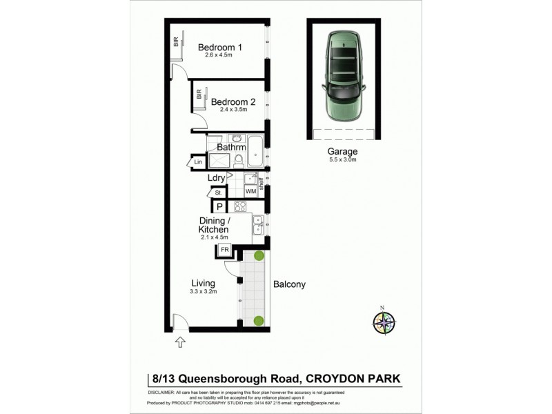 8/13 Queensborough Road, Croydon Park NSW 2133 Floorplan