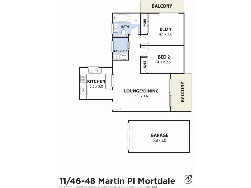 11/46-48 Martin Place, Mortdale NSW 2223 Floorplan