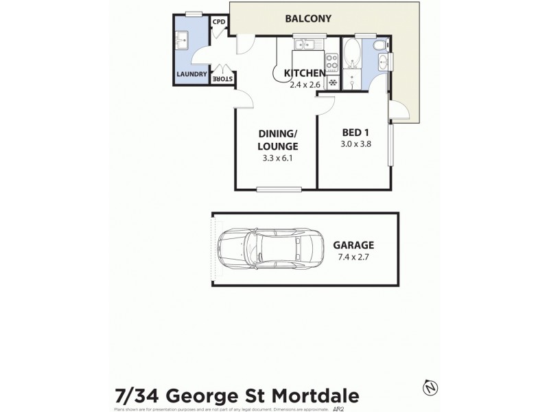 7/34-36 George Street, Mortdale NSW 2223 Floorplan