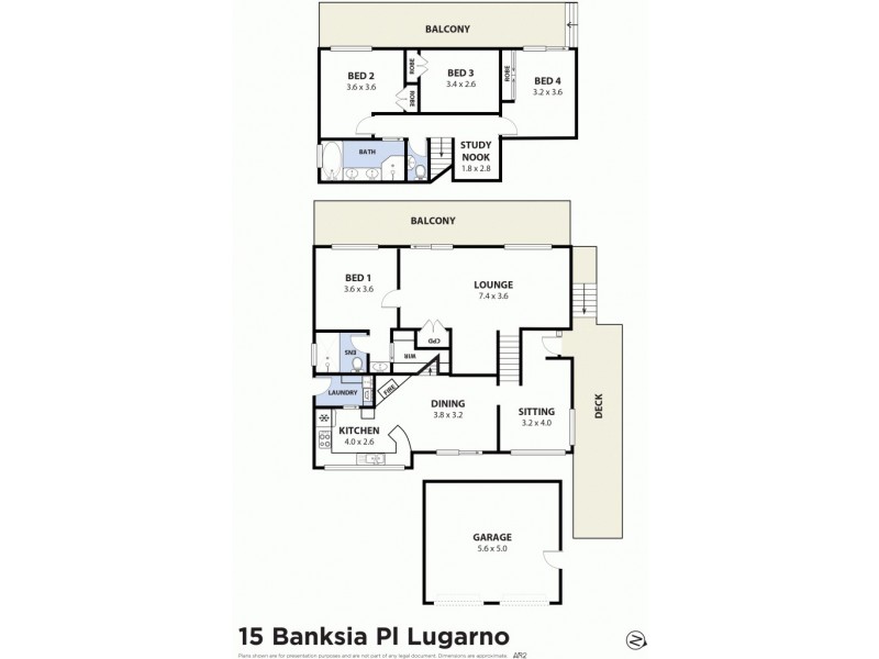 15 Banksia Place, Lugarno NSW 2210 Floorplan