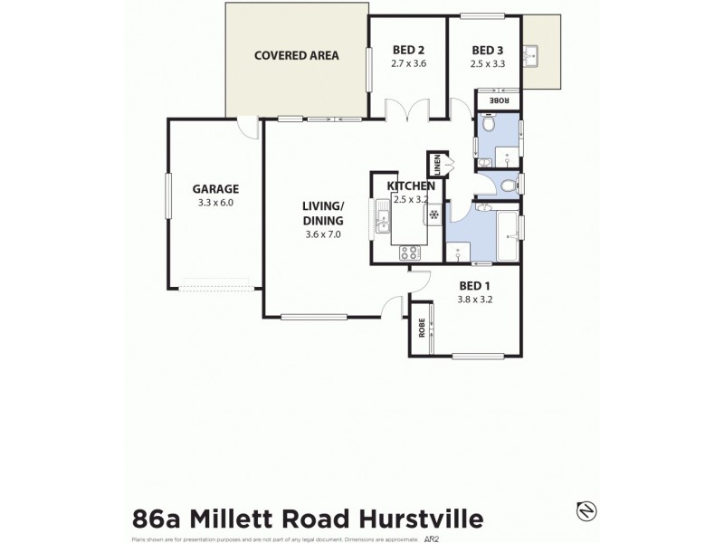 86A Millett Street, Hurstville NSW 2220 Floorplan