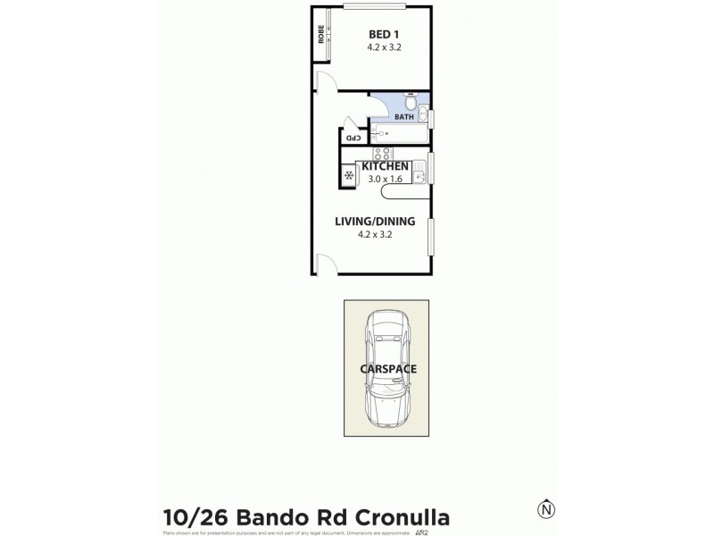 10/26 Bando Road, Cronulla NSW 2230 Floorplan