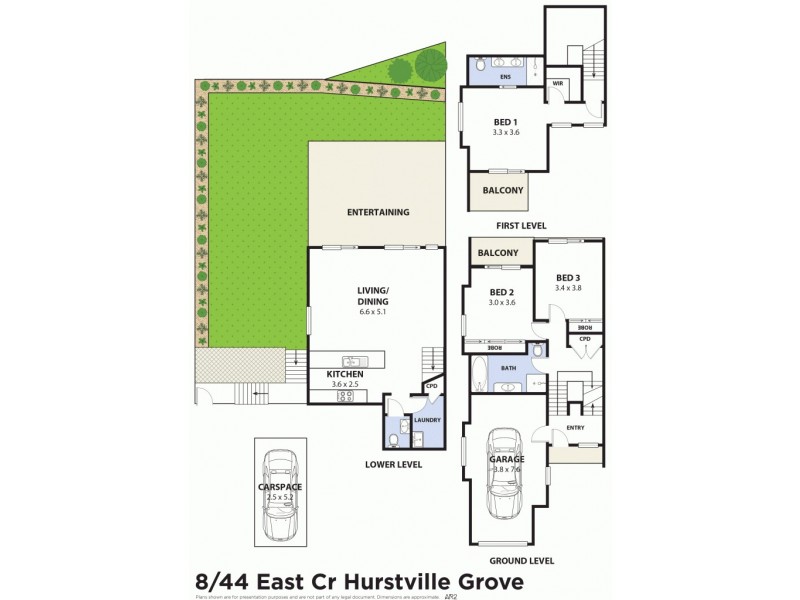 8/44 East Crescent, Hurstville Grove NSW 2220 Floorplan