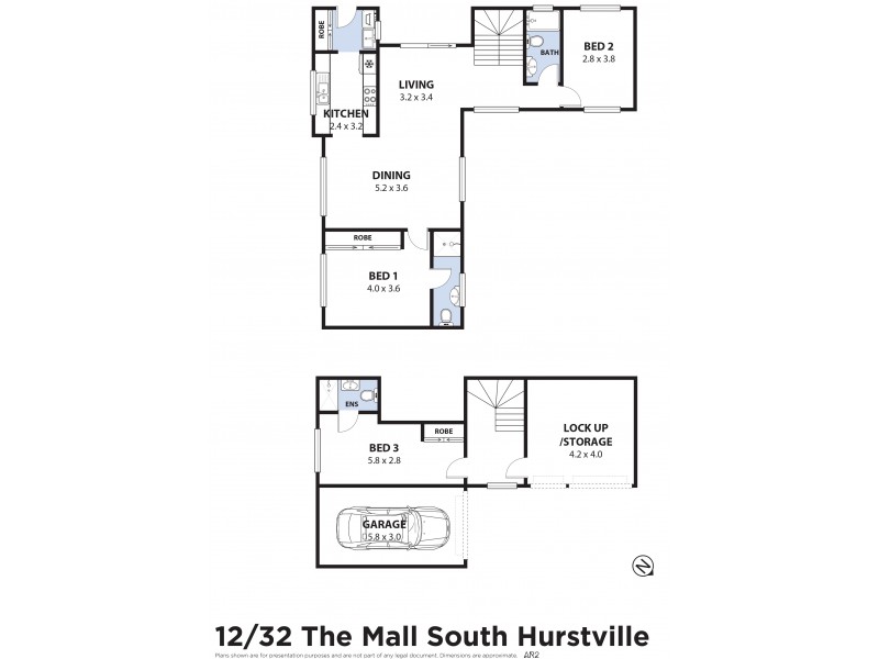 12/32 The Mall, South Hurstville NSW 2221 Floorplan