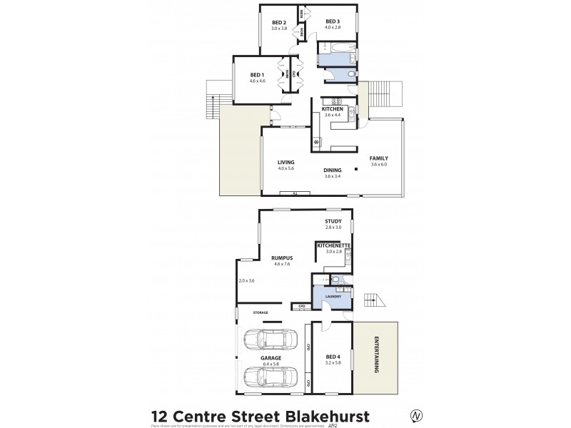 12 Centre Street, Blakehurst NSW 2221 Floorplan