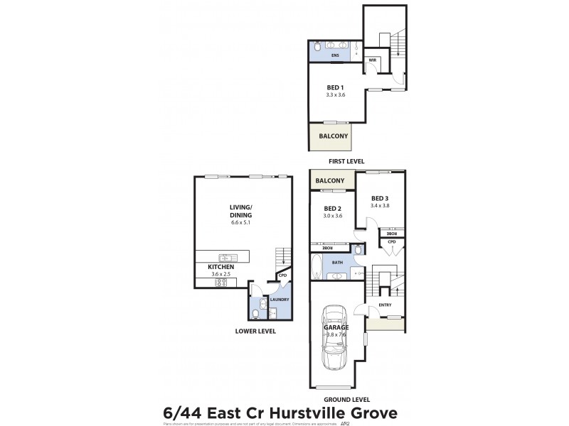 6/44 East Crescent, Hurstville Grove NSW 2220 Floorplan
