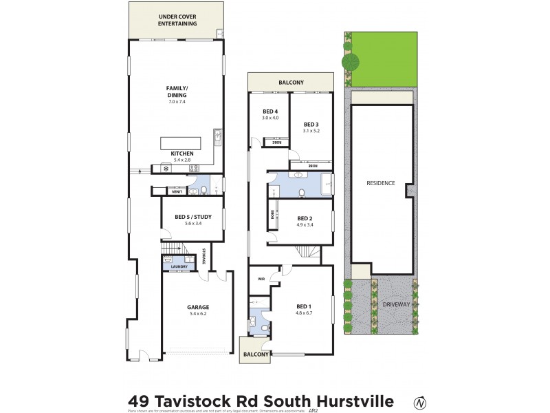 49 Tavistock Road, South Hurstville NSW 2221 Floorplan