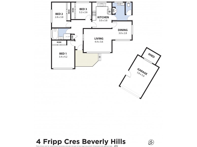 4 Fripp Crescent, Beverly Hills NSW 2209 Floorplan