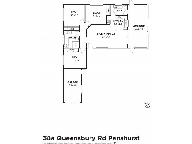 38a Queensbury Road, Penshurst NSW 2222 Floorplan