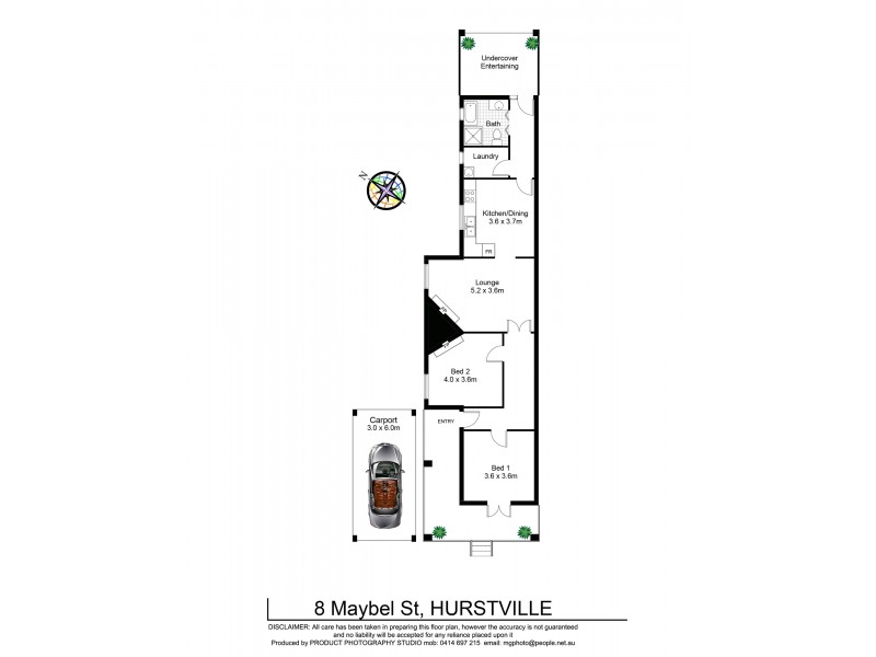 8 Mabel Street, Hurstville NSW 2220 Floorplan