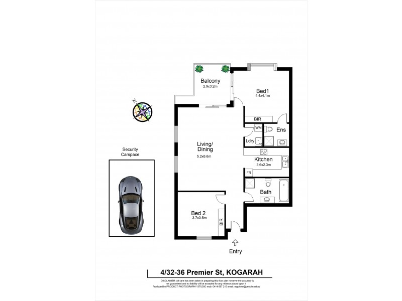 4/32-36 Premier Street, Kogarah NSW 2217 Floorplan