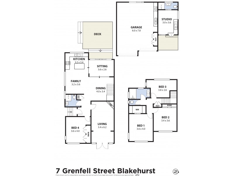 7 Grenfell Street, Blakehurst NSW 2221 Floorplan