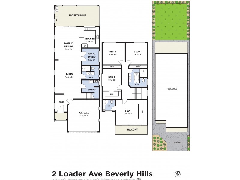 2 Loader Avenue, Beverly Hills NSW 2209 Floorplan