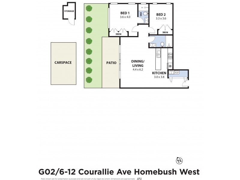 G02/6-12 Courallie Avenue, Homebush West NSW 2140 Floorplan
