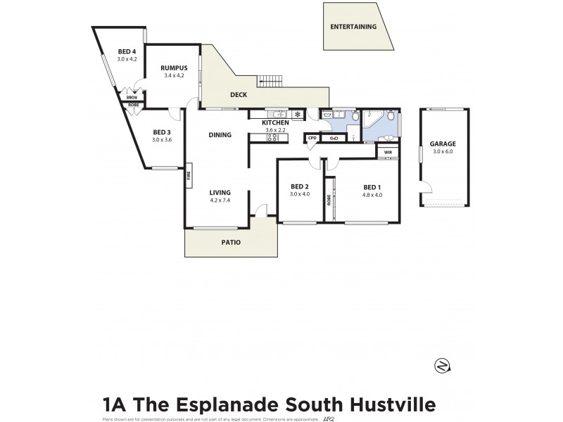 1A The Esplanade, South Hurstville NSW 2221 Floorplan