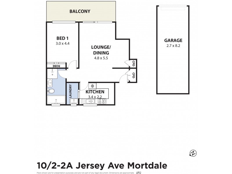 10/2-2a Jersey Avenue, Mortdale NSW 2223 Floorplan