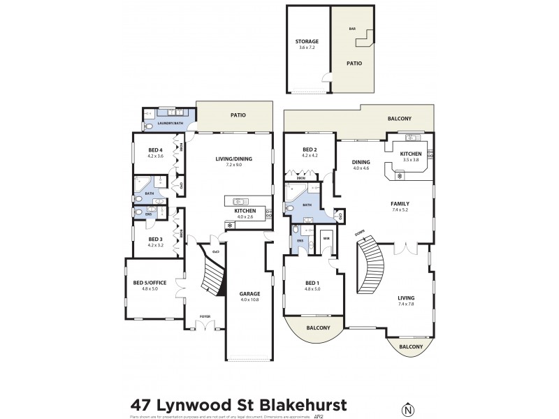 47 Lynwood St, Blakehurst NSW 2221 Floorplan