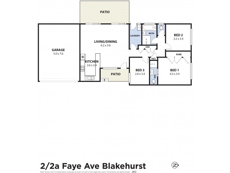 2/2A Faye Avenue, Blakehurst NSW 2221 Floorplan