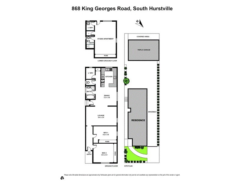 868 King Georges Rd, South Hurstville NSW 2221 Floorplan