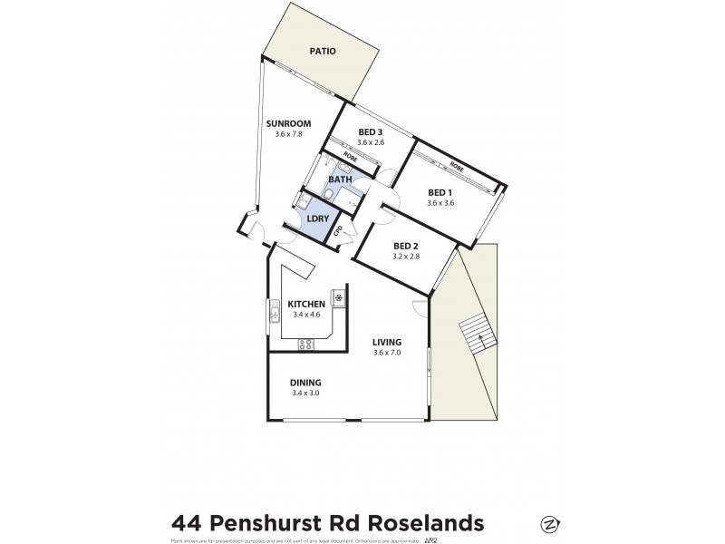 44 Penshurst Road, Roselands NSW 2196 Floorplan