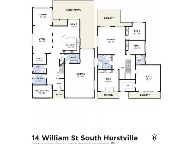14 William Street, South Hurstville NSW 2221 Floorplan
