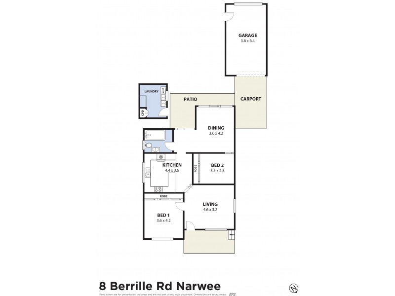 8 Berrille Road, Narwee NSW 2209 Floorplan