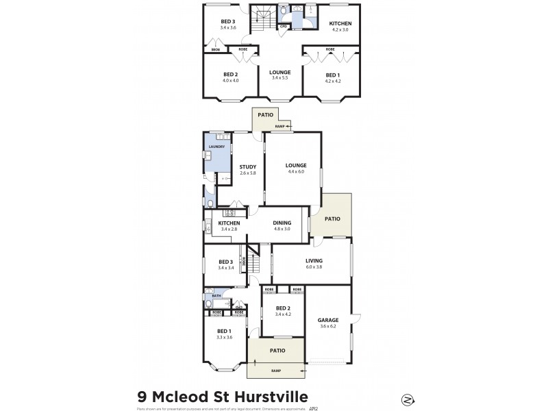9 McLeod Street, Hurstville NSW 2220 Floorplan