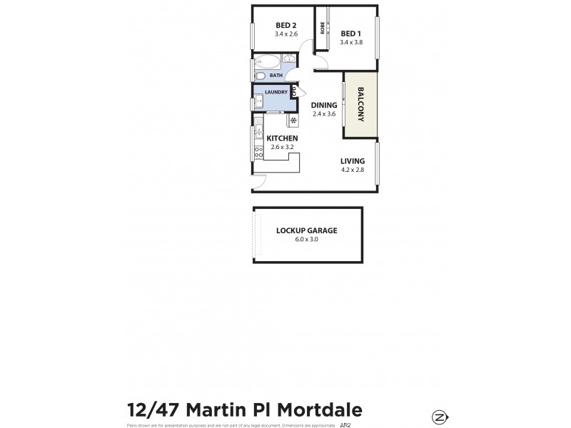 12/47-51 Martin Place, Mortdale NSW 2223 Floorplan