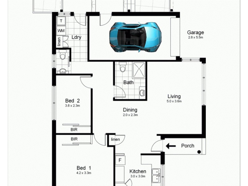 13/24-26 Warwick Street, Hurstville NSW 2220 Floorplan