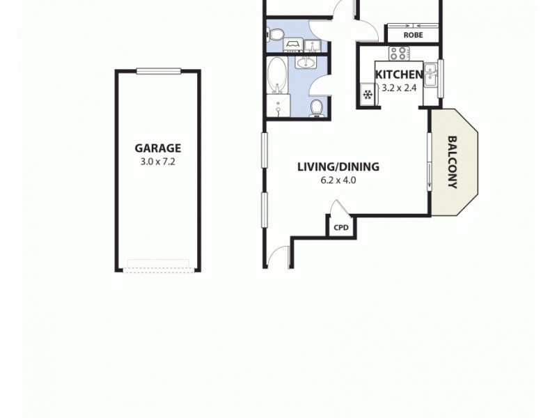 1/43 Lancelot Street, Allawah NSW 2218 Floorplan