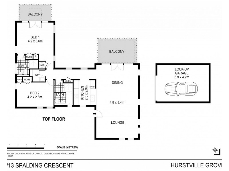 22/13 Spalding Crescent, Hurstville Grove NSW 2220 Floorplan