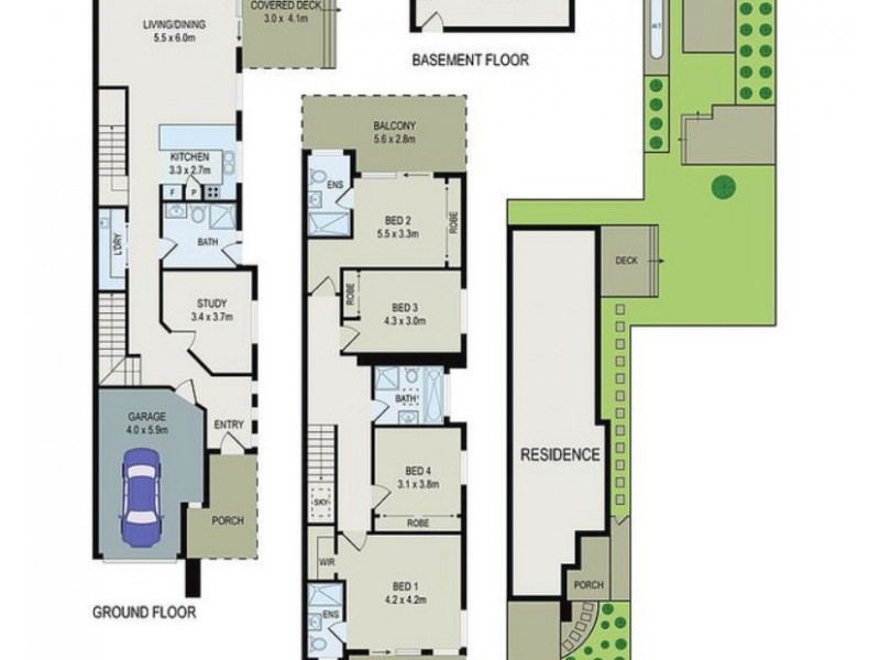 6b Rowe Street, South Hurstville NSW 2221 Floorplan