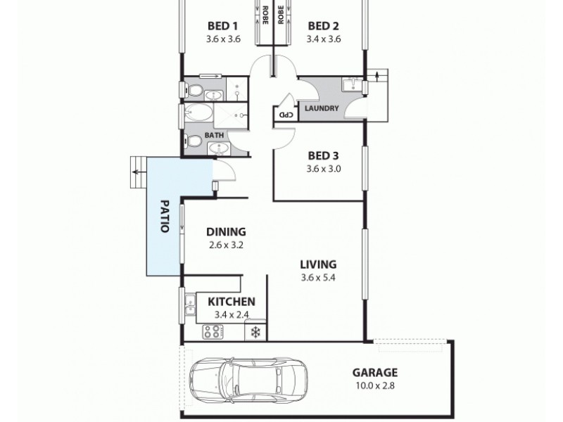 2/32 Terry St, Blakehurst NSW 2221 Floorplan