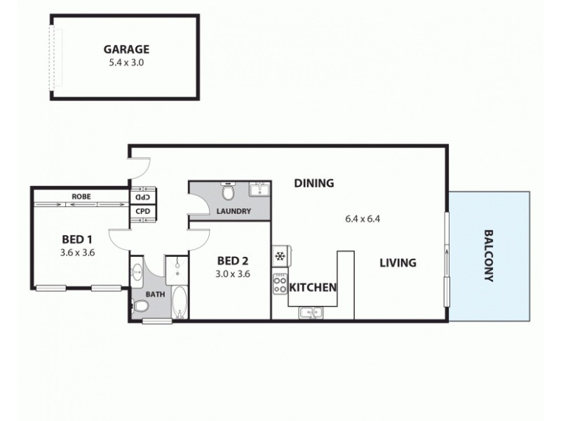 10/8-10 Jersey Avenue, Mortdale NSW 2223 Floorplan