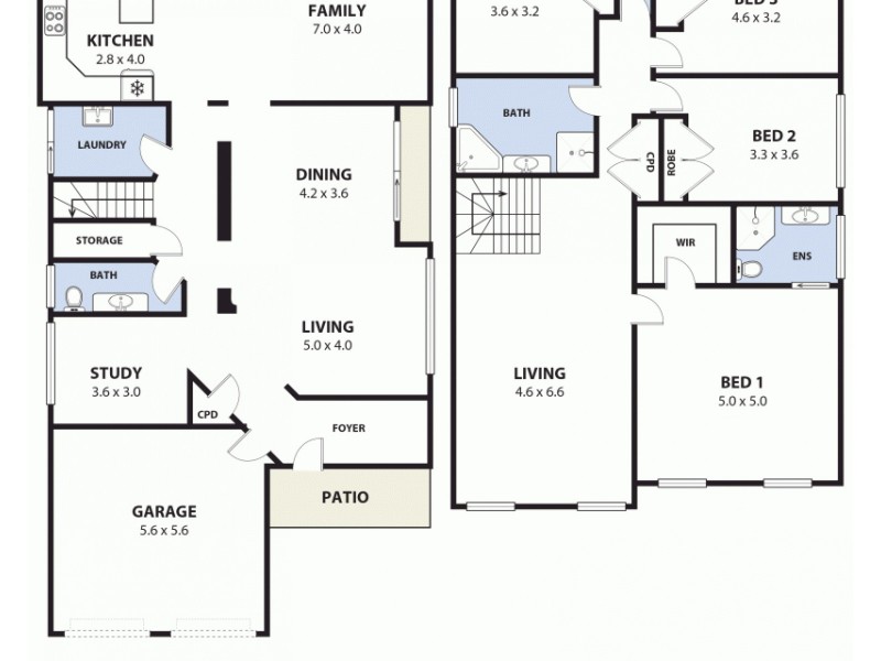 22 The Crescent, Hurstville Grove NSW 2220 Floorplan