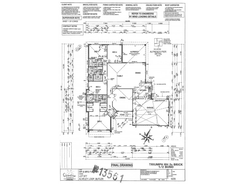 21 Alveley Loop, Butler WA 6036 Floorplan