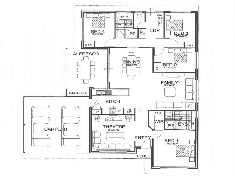 5 Rocklands Loop, Carramar WA 6031 Floorplan
