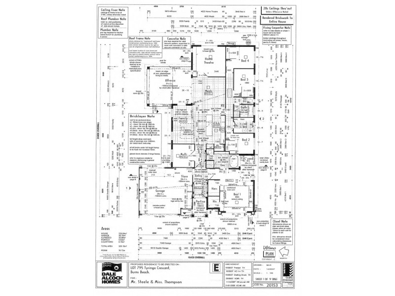 13 Tyringa Crescent, Burns Beach WA 6028 Floorplan