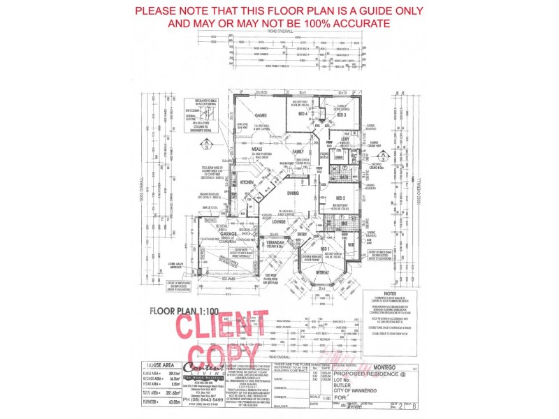36 Condicote Loop, Butler WA 6036 Floorplan