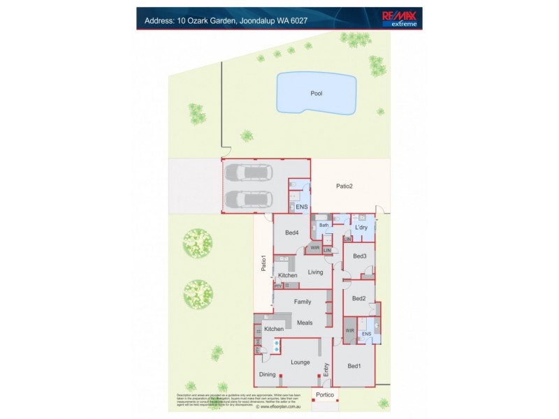 10 Ozark Gardens, Joondalup WA 6027 Floorplan