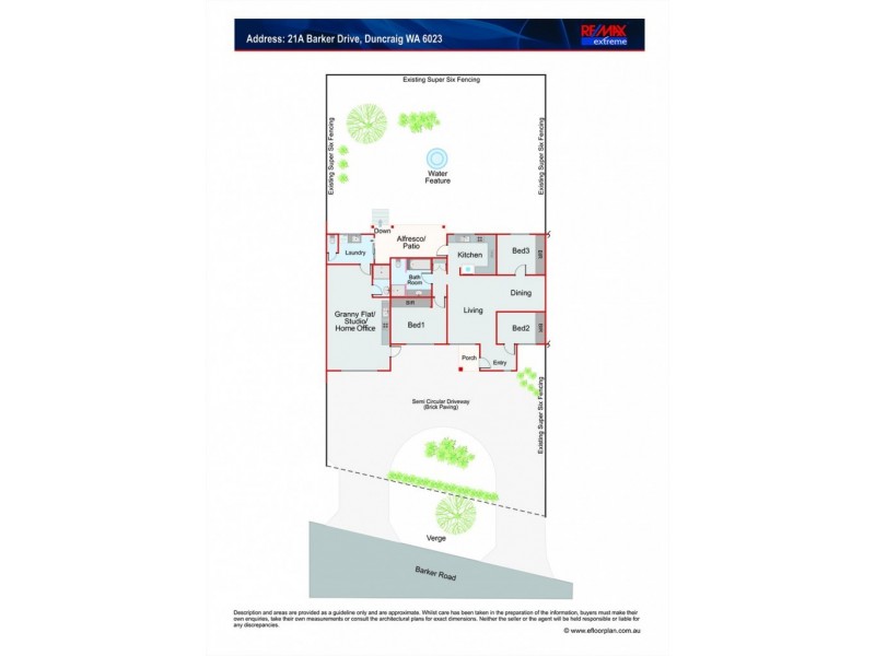21A Barker Drive, Duncraig WA 6023 Floorplan
